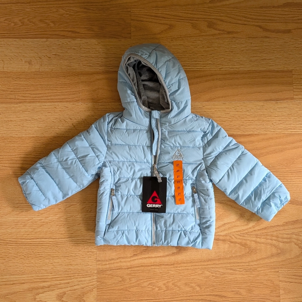 Gerry Weber Light Blue Puffer Jacket Toddler Baby 2T